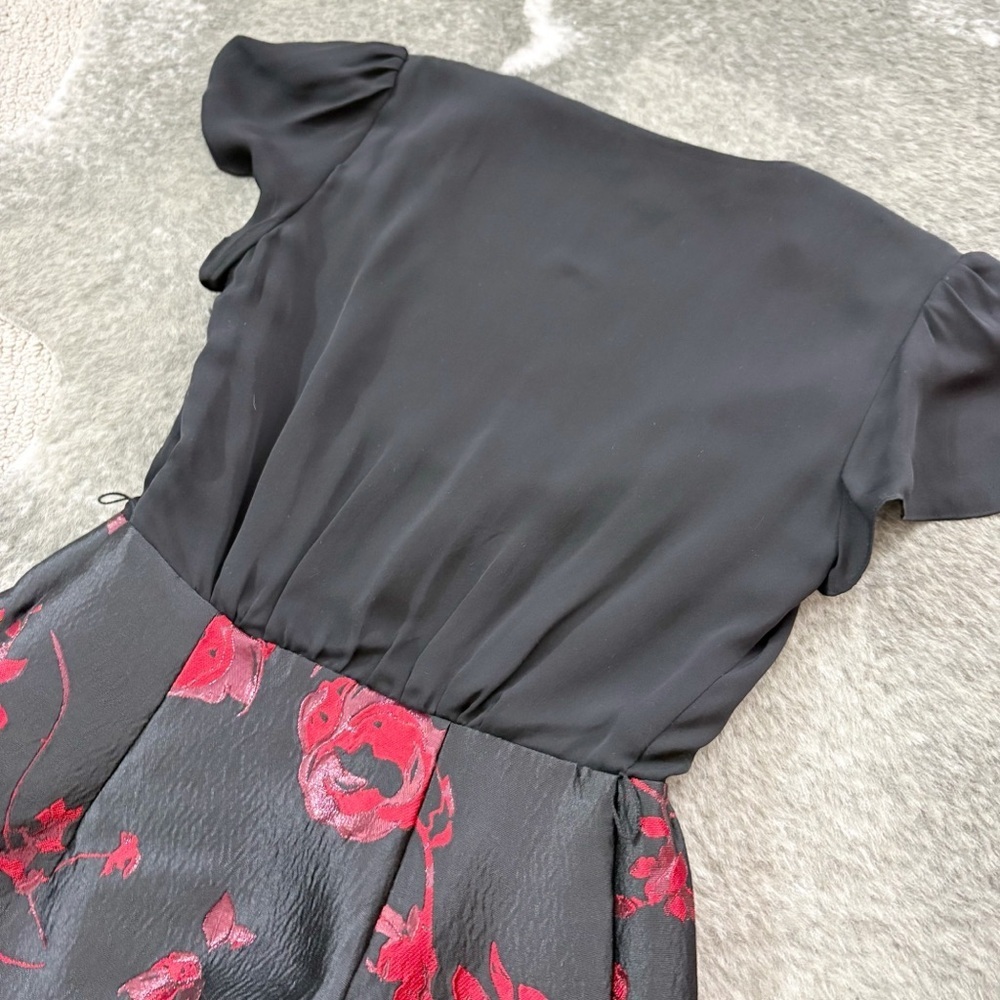 DVF Diane Von Firstenberg Floral Brocade Dress 2 - Picture 6 of 12
